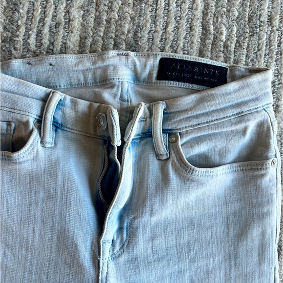 All Saints Jeans - White Wash Light Blue - Picture 1 of 4